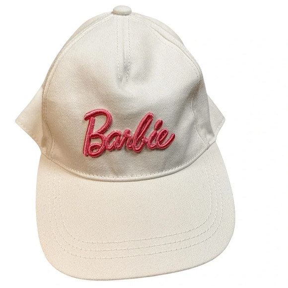 Urban Outfitters Accessories - Urban Outfitters Barbie Baseball Hat, White & Pink, Adjustable